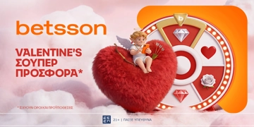 Offer Card Image for 💝Betsson: Valentines Σούπερ Προσφορά*!